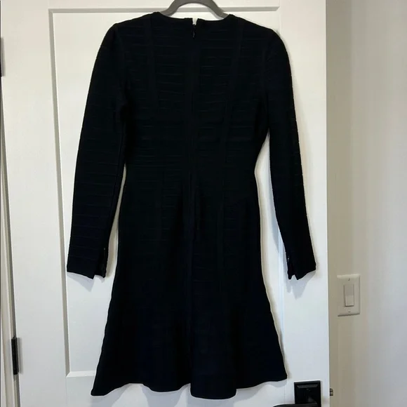 chinese dress ladies Pre-owned Herve Leger Long-Sleeve Beaded & Leather Bandage Dress –  Sabrina's Closet